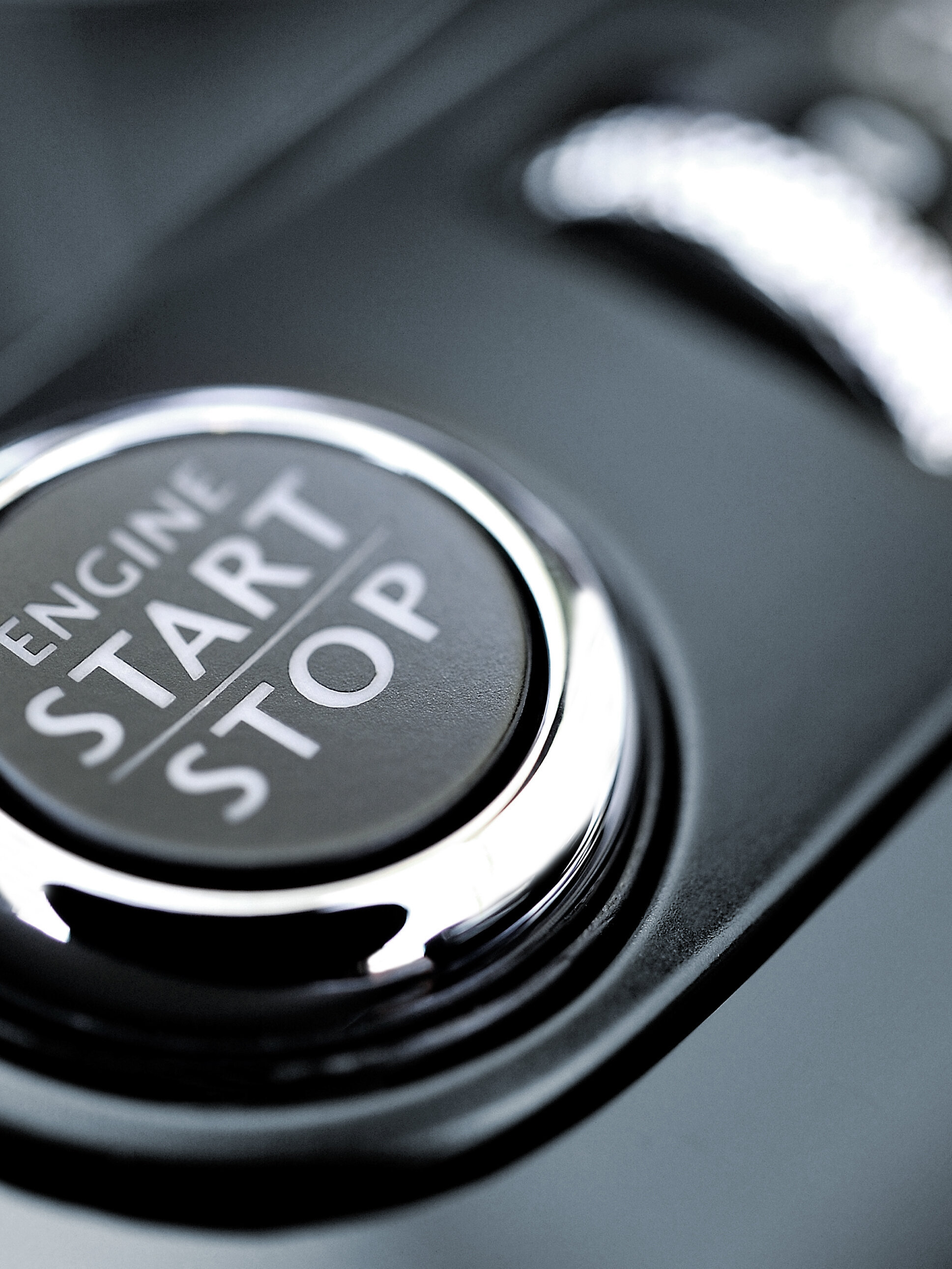 Start button of a car