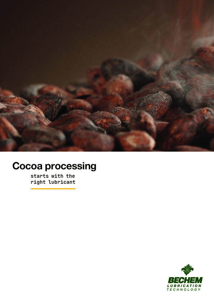 Cocoa processing starts with the right lubricant