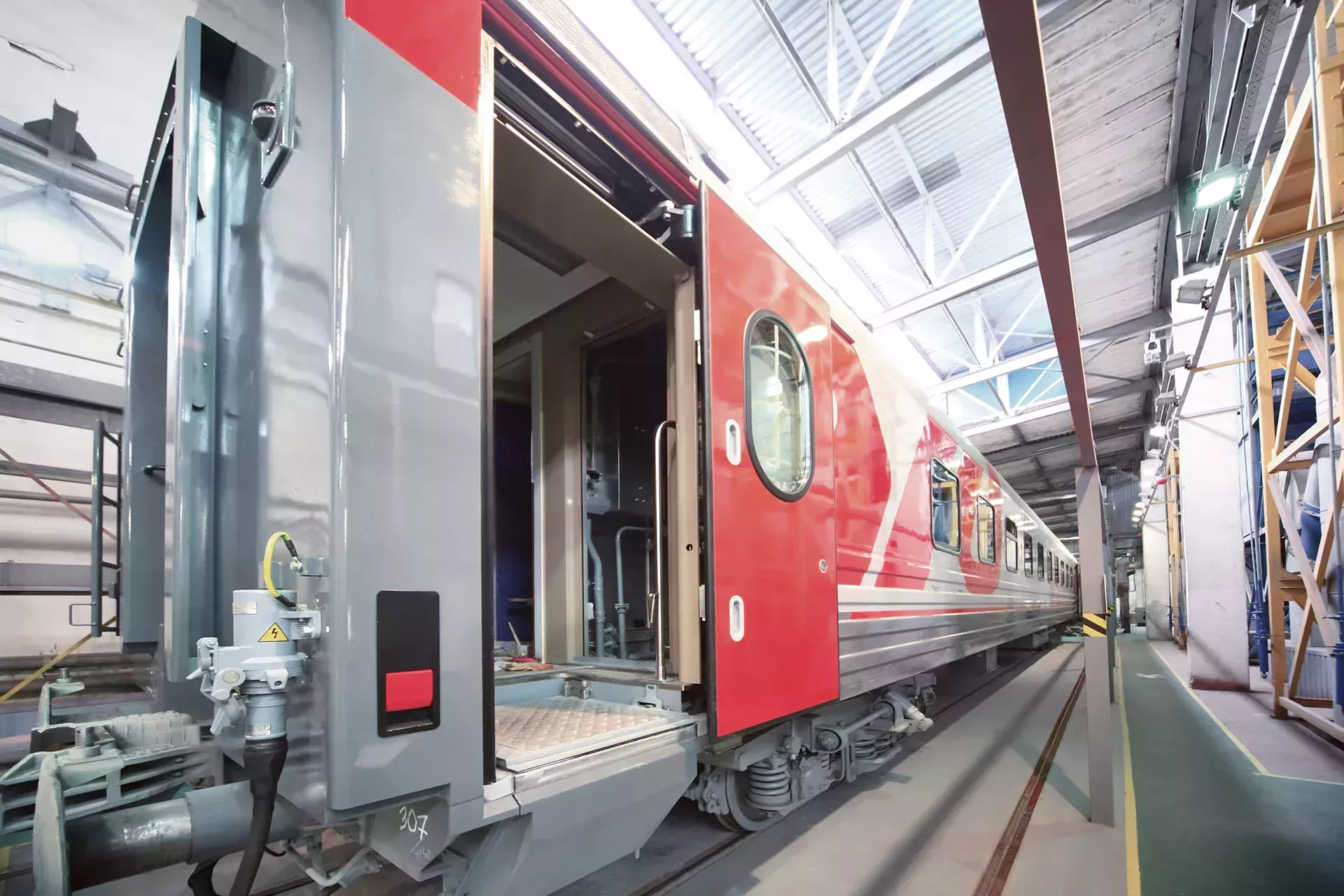 Production of a train