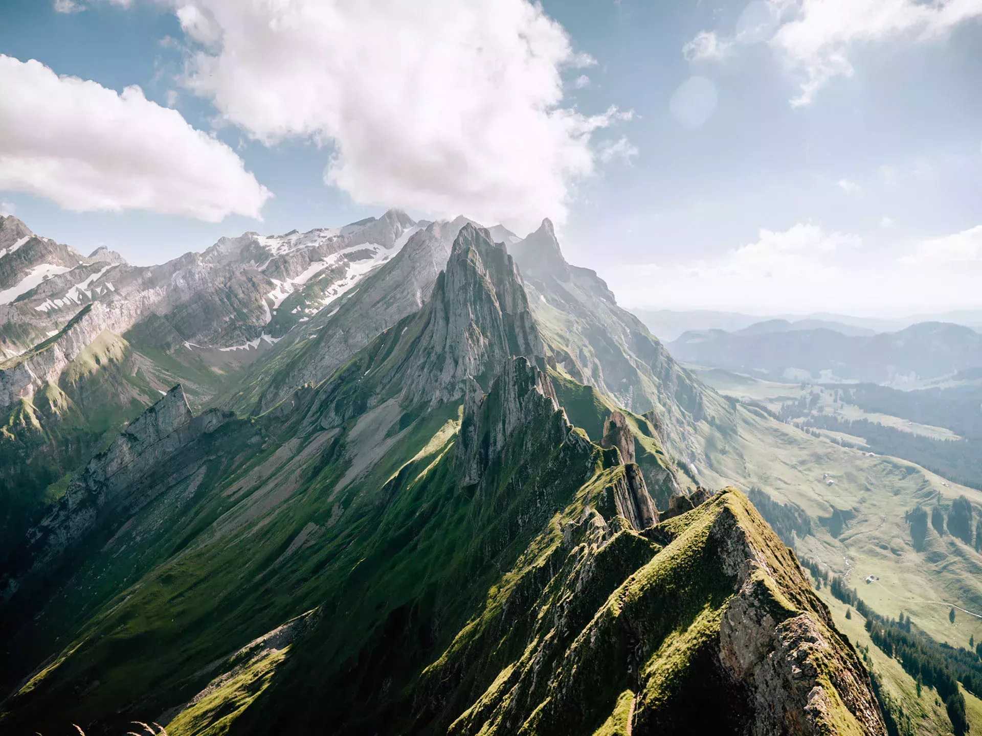 Landscape with mountains