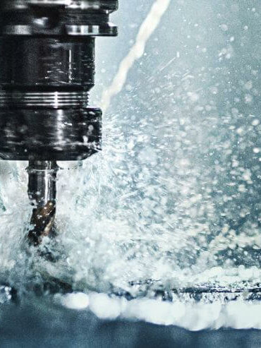 Animated yellow car with glass building in the background