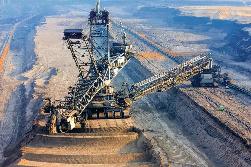 Bucket wheel excavators in mining