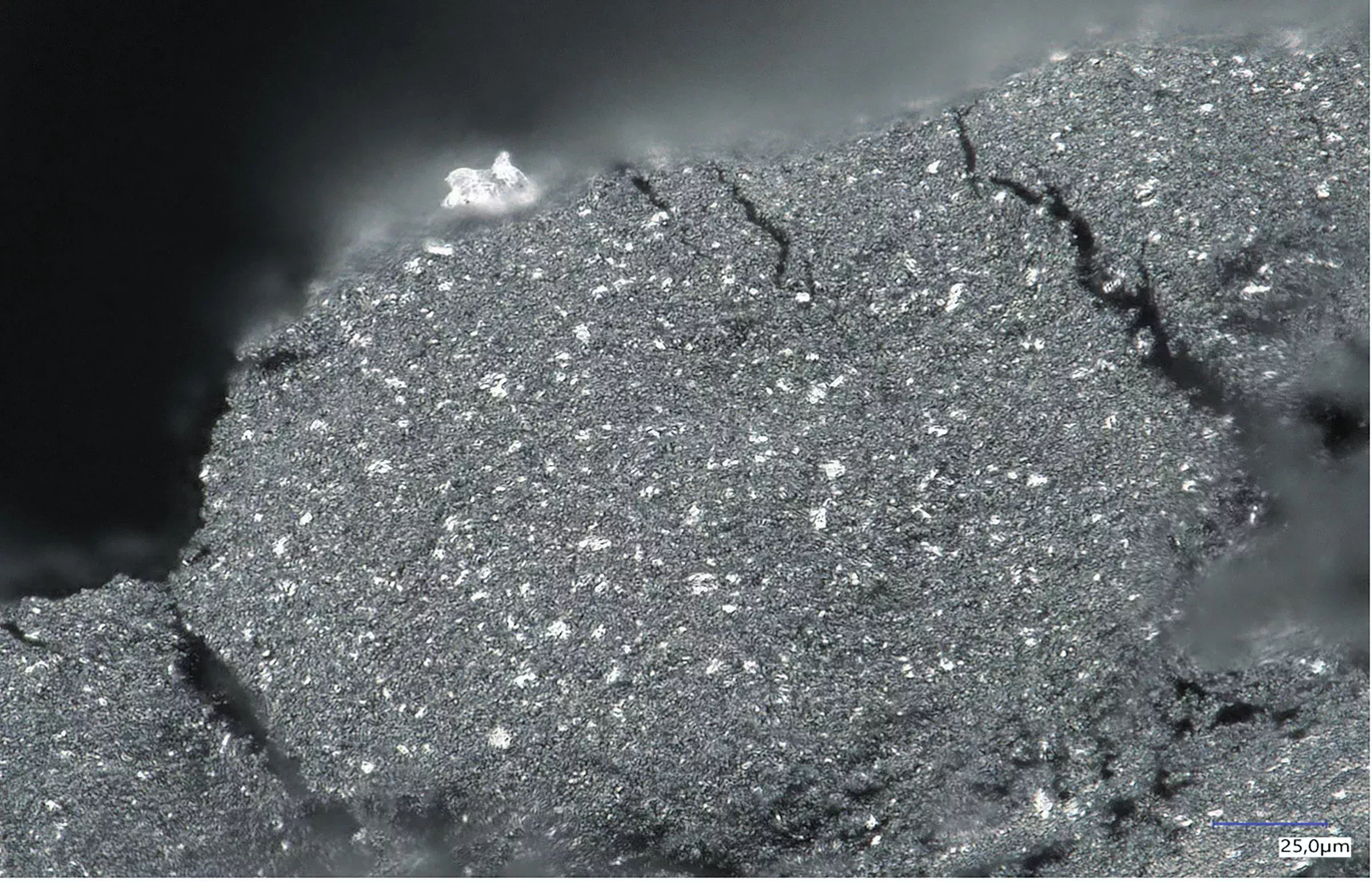 Close-up of metal dust