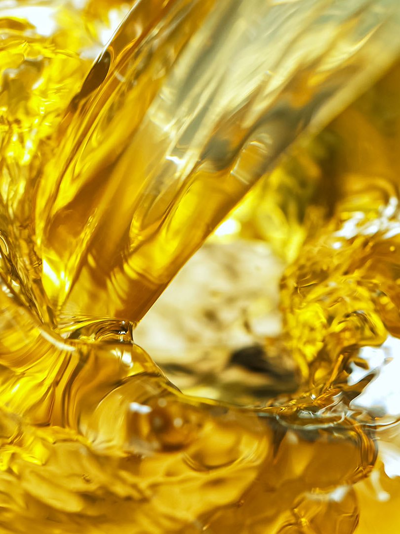 Close-up of lubricating oil