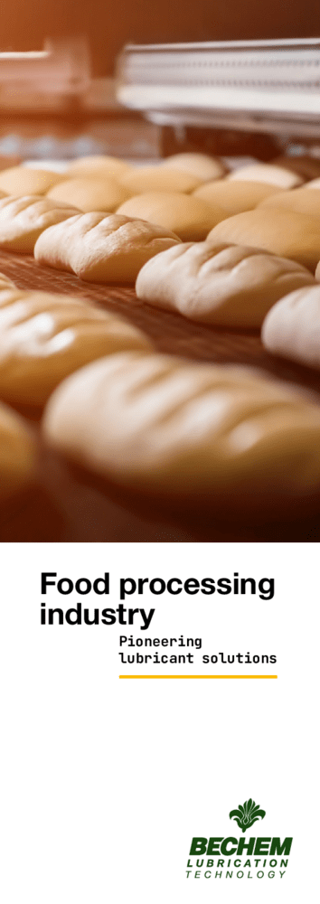 Special lubricants for the food processing industry