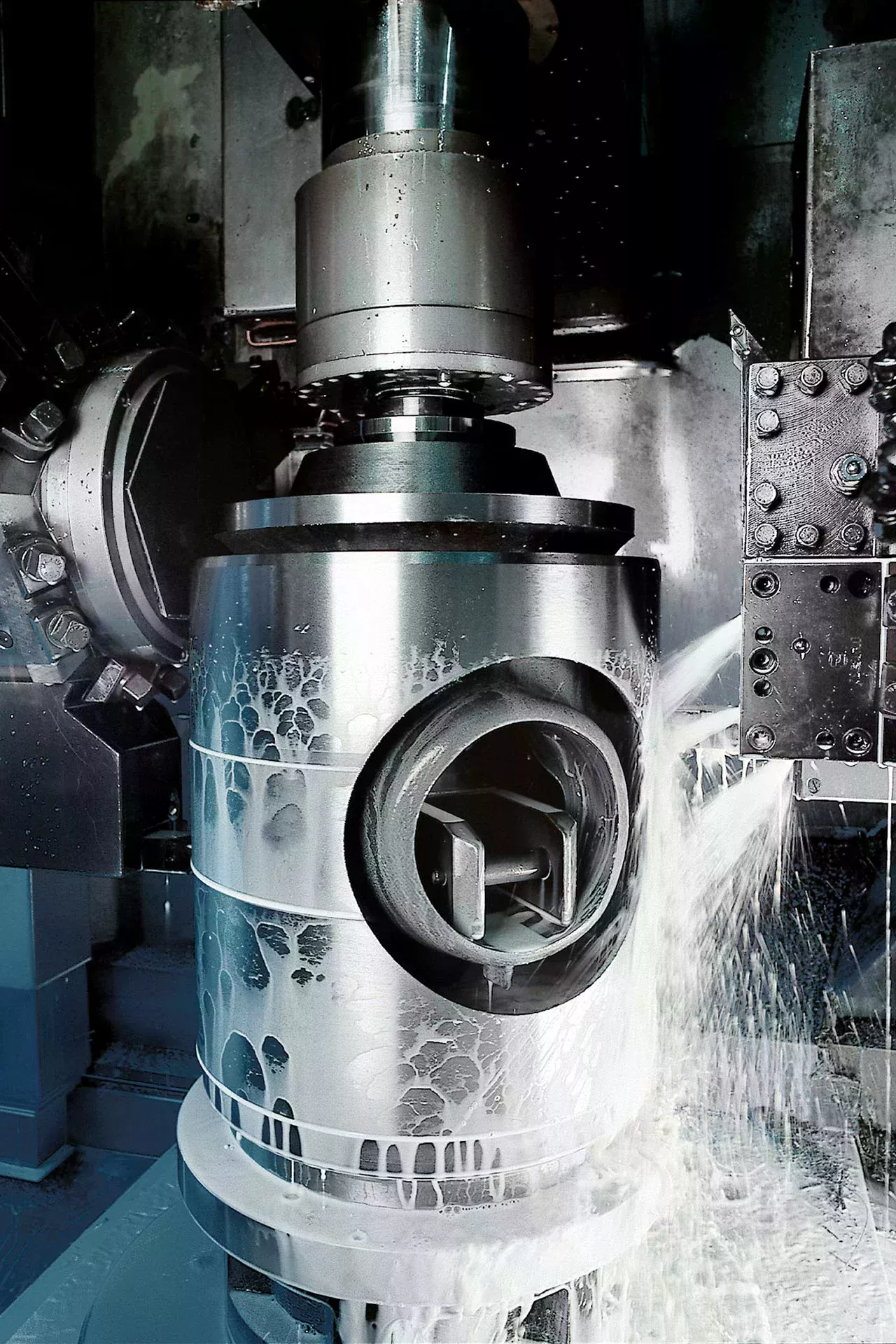 Metal that is processed with cooling lubricants